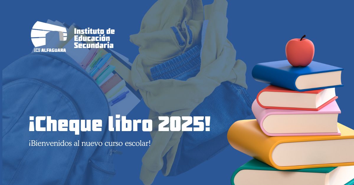 Cheque libro 2025 en Yunquera - 4.º de ESO estrenan libros