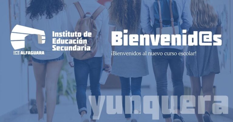 Bienvenida al curso 2025-26 del Centro Educativo del IES Alfaguara
