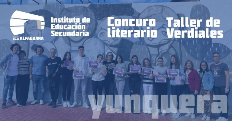 Concurso literario 2025 y taller de VErdiales del Centro Educativo del IES Alfaguara